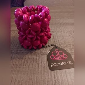 Paparazzi Pink Beaded Bracelet